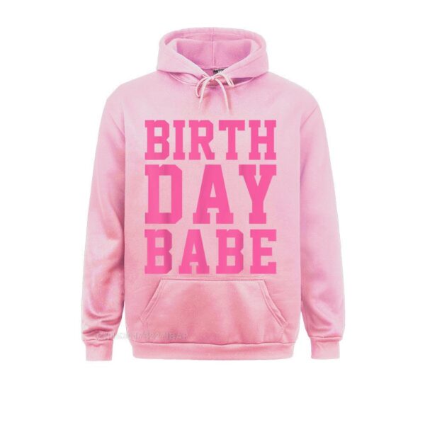 Babe Hoodie Cute Gift Birthday Pink