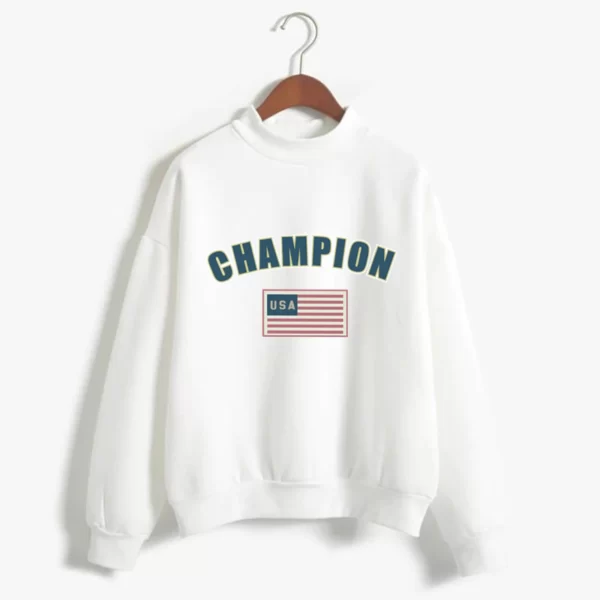 CHAMPION Top Y2K Lovers Oversized Sweatshirt White